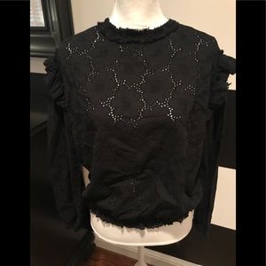 Forever 21 Long Sleeve Woven Top